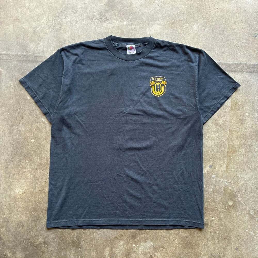 Y2K Fruit Of The Loom K-9 Unit Blood Hound Team Size XL